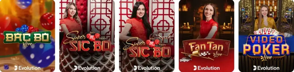 Glory Casino লাইভ খেলা